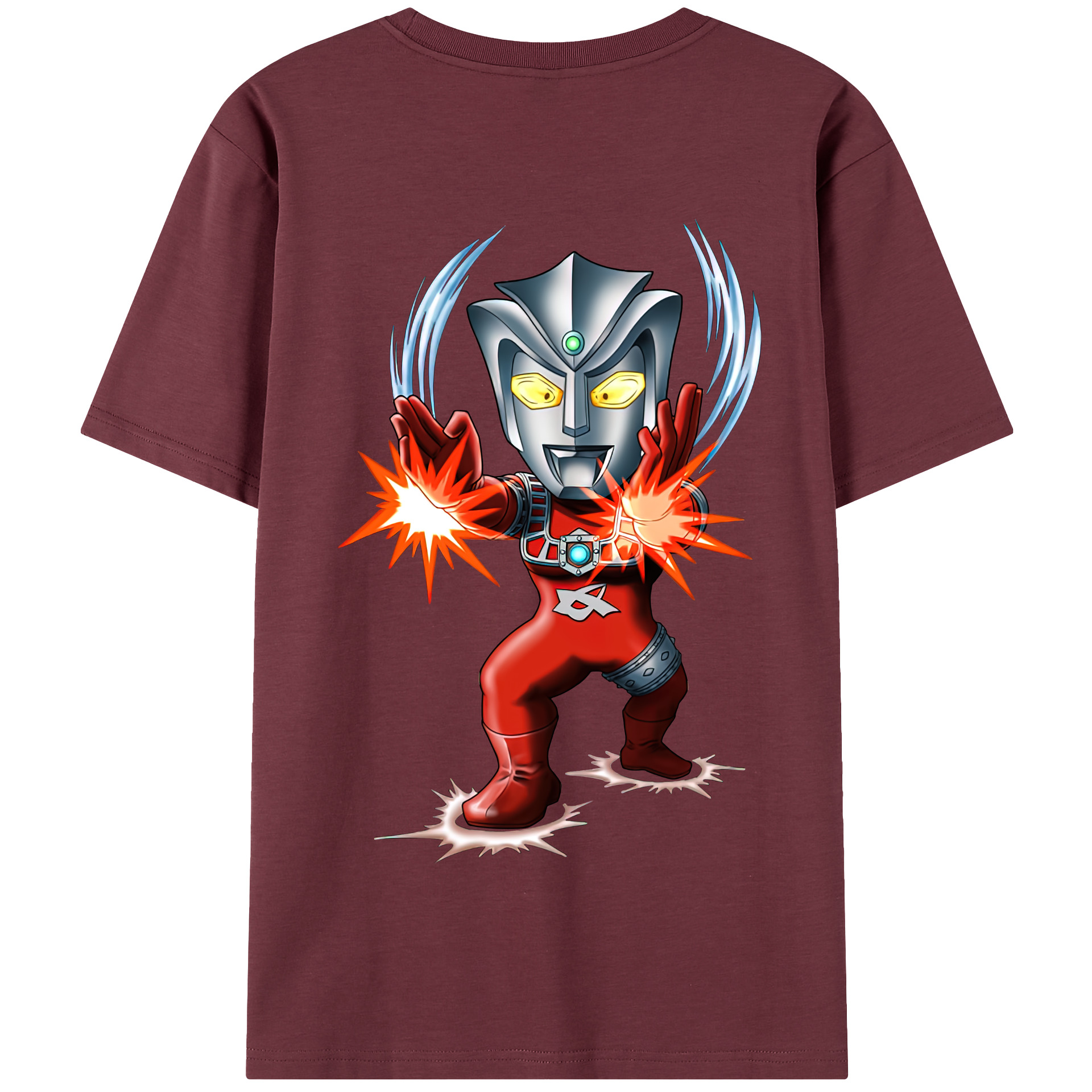 （画像用） ウルトラマン Ultraman 綿100％半袖Tシャツ（背面プリント）